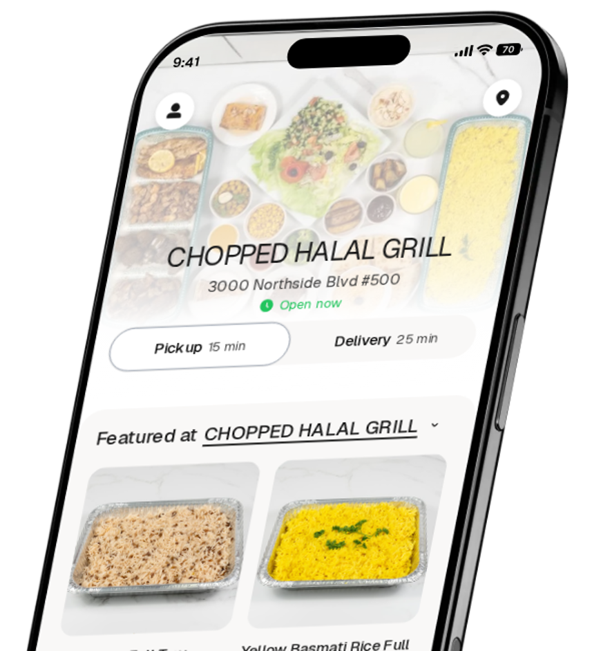 CHOPPED HALAL GRILL app preview
