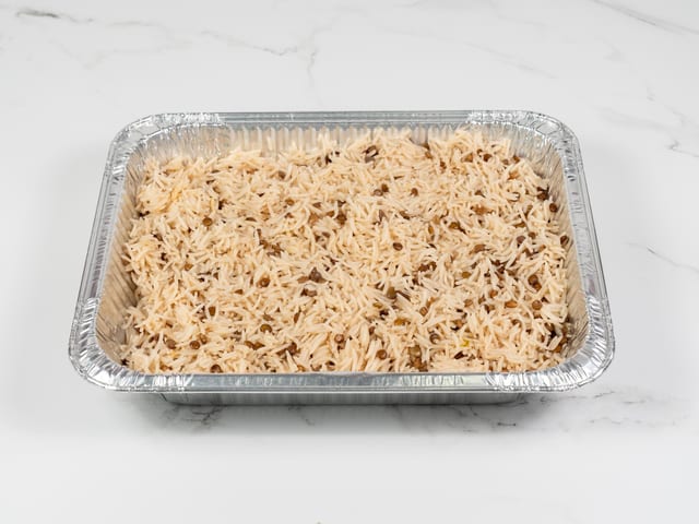 Lentil Rice Half Tray.