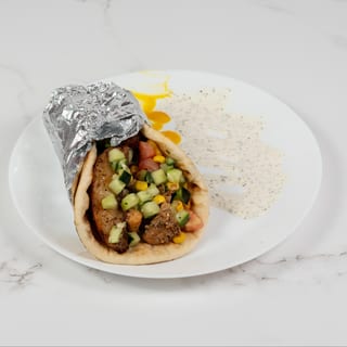 Beef Gyro Pita Sandwich