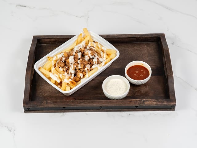 Chicken Loaded Fries - Large.