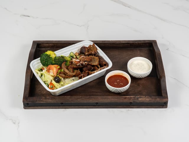 Beef Gyro Salad Bowl.